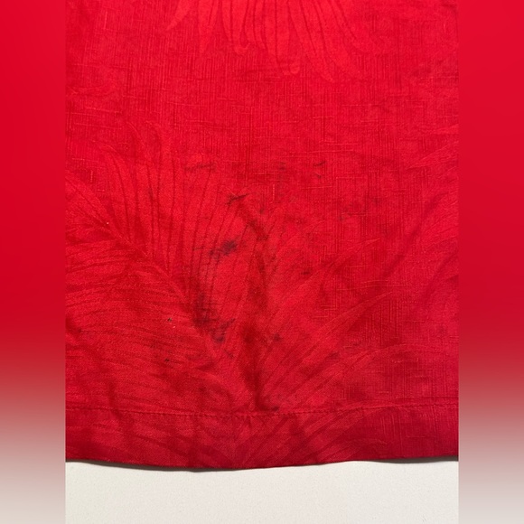 Tommy Bahama Mens Large 100% Silk Hi-Note Cafe Embroidered Camp Shirt Hawaiian - Picture 6 of 8